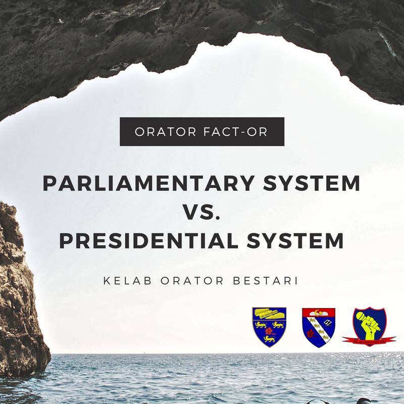 oratorbestari's tweet photo. [ORATOR FACT-OR]

#FunFact4 - Parliamentary System vs. Presidential System

Click on the link to learn more about this week’s topic > https://t.co/Q619oNvQ6d

#OratorFactOr
#KelabOratorBestari
#PidatoPialaBestari
#KOB #PPB
#BestariKekaldiHati https://t.co/W2sZSdpb7O