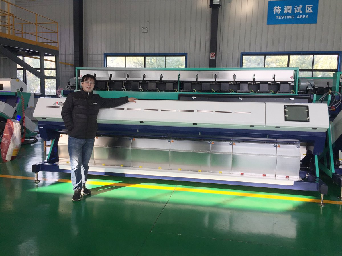 AmdSorter's tweet photo. The biggest smart color sorter https://t.co/xjTGZWdaLA