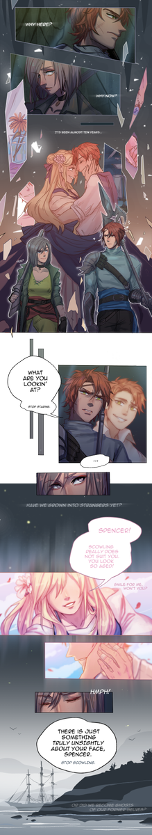 faith0m's tweet photo. I MADE A short COMIC and forgot to post but collab with @taiwonton! A bit about our oc's Guen and Spencer. Fulfills my 1 fluff per year quota.  

#arcemalva https://t.co/c8MGIkajfN