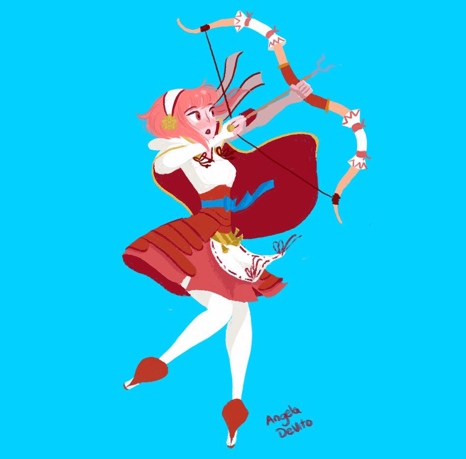 angelaanimates's tweet photo. Todayβs Fire Emblem doodle is Sakura! To support the Fire Emblem Girls Enamel Pin Kickstarter click the link π https://t.co/1xyhqumaNY
#FireEmblem #fesakura #hoshido #feh #fireemblemheroes #fireemblemwarriors https://t.co/GRdYsZhjLH
