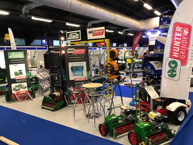 Looking forward to BTME 2018 come by stand B56 and see all that’s new from Lloyds &amp; Hunter Grinders including the New Series 6 Grinders and Airforce Hovermower @BIGGA_BTME <a href="/Lloydsandco/">Lloyds & Co Limited</a>