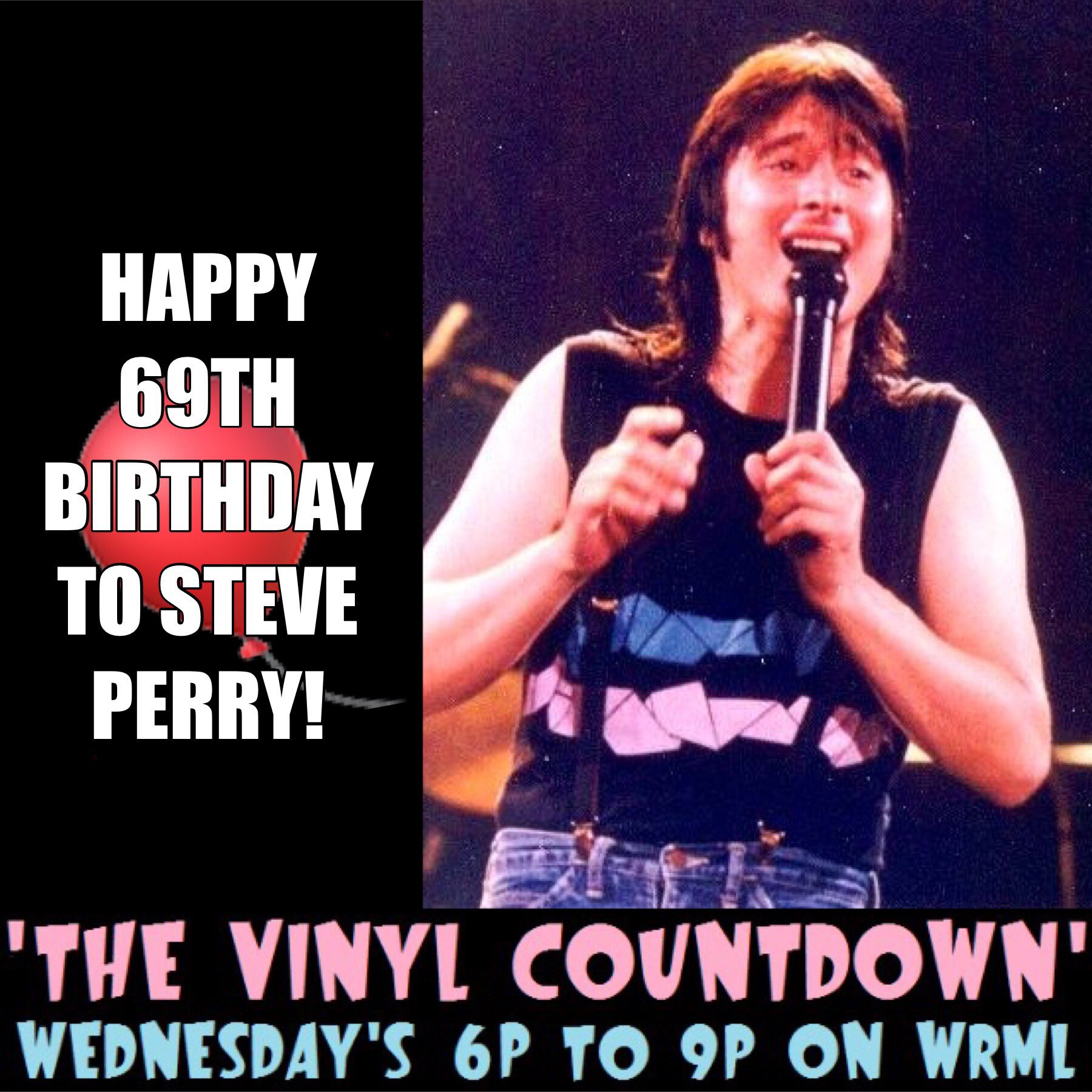 Happy 69th birthday to The Voice , Steve Perry! 