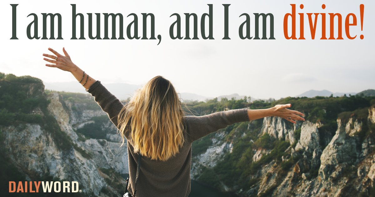 DailyWordMag's tweet photo. Mind, Body, Spirit - I am human, and I am divine! https://t.co/pcdtvZEcOg https://t.co/DsCrRaskYU