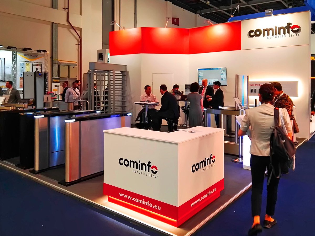 cominfoTrade's tweet photo. The second day at @IntersecExpo in Dubai! Visit our stand C11 in Hall S2 to see our latest solutions in #speedgate and #turnstile development!  #Intersec2018  #DUBAI  #Intersec #security https://t.co/dTnzHrTTST