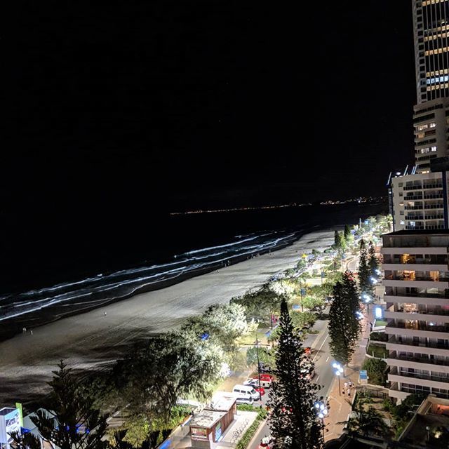 Just got to our hotel at The Gold Coast, greeted with a sick view from our room , loving that there are blue lights everywhere in this city 😀 ift.tt/2DzzlpC