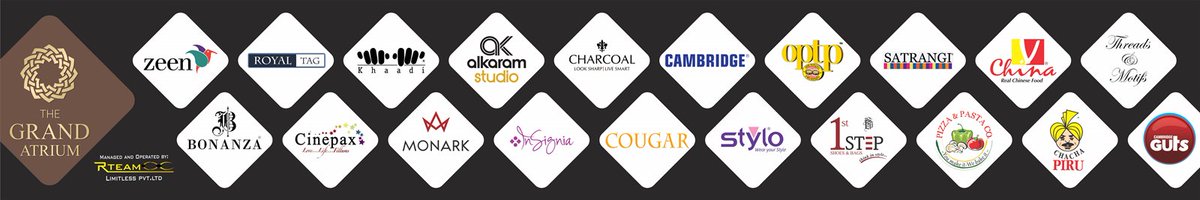 TheGrandAtrium1's tweet photo. 20 Well Known Brands On Board and still continue...

#thegrandatrium #shoppingmall #faisalabad #foodcourt #3dcinema #entertainment #gamingzone #hypermart #realestate #retail #investment #canalroad #propoertyoncanalroad https://t.co/Gk0GY5og5o