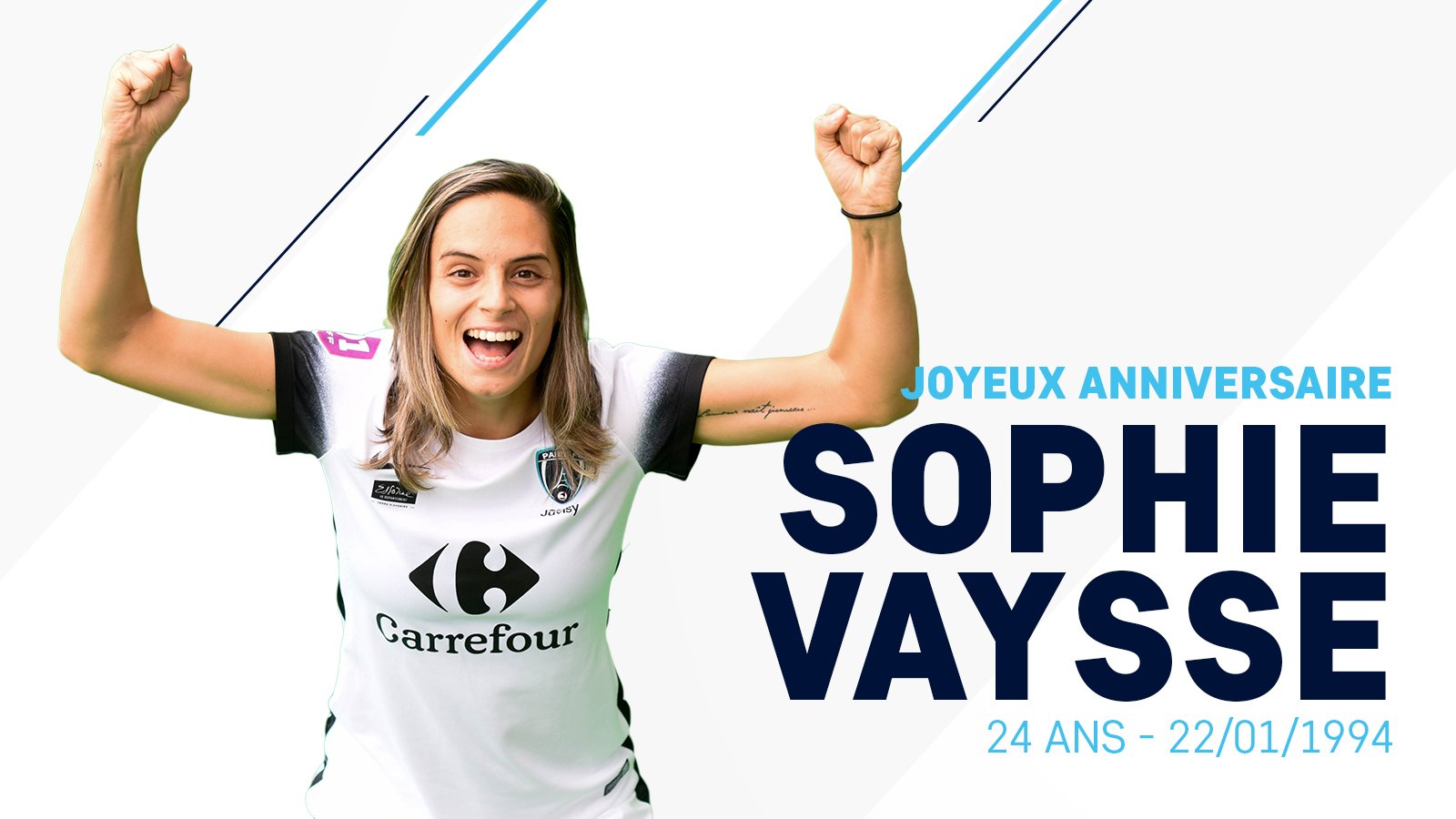 Paris Fc Feminines Nous Souhaitons Un Tres Joyeux Anniversaire A Notre Milieu De Terrain Sophie Vaysse Paris Fc Feminines Nous Souhaitons Un Tres Joyeux Anniversaire A Notre Milieu De Terrain Sophie Vaysse