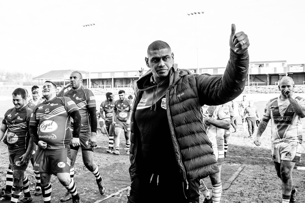 WorkingtonTown's tweet photo. REMINDER: After a successful first hit-out against BARA, Town host @Giantsrl in our second preseason game this Saturday (KO: 3pm). Head down to Derwent Park and get behind the lads as they come up against Super League opposition 🔵⚪ #ourtown https://t.co/fo3xLoNcx0