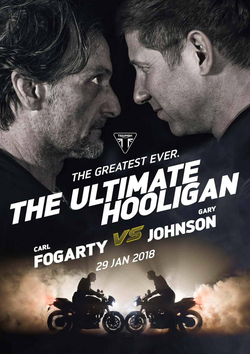 UKTriumph's tweet photo. Who is the 'greatest ever'...?
Fogarty vs Johnson, head-to-head
#ultimatehooligan
https://t.co/8B3m1bVUP0 https://t.co/u33kLuvZga