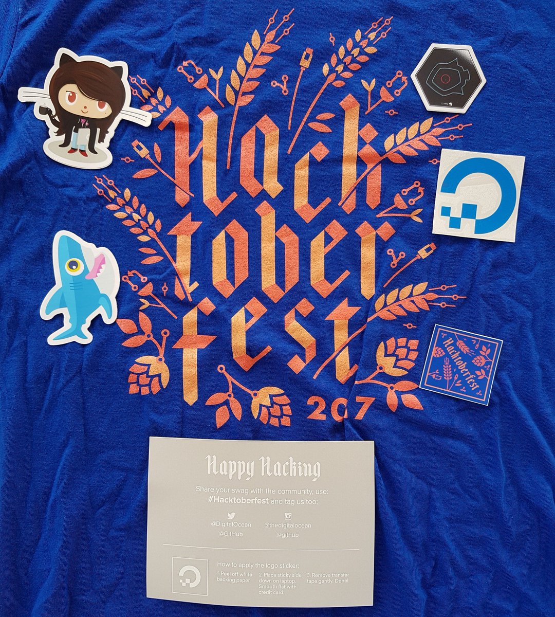 saiyaff's tweet photo. This time #Hacktoberfest swags came a bit late. Looks nice!
#hacktoberfest2017
@digitalocean @github https://t.co/5on60sXcYE