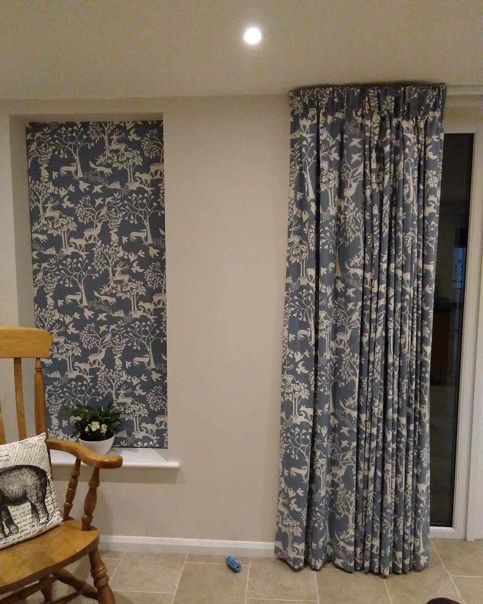 CarpetComfort's tweet photo. Curtains and Blinds in @clarkeandclarke Vilda, Chambray from their Wilderness collection. #studiog #clarkeandclarke #wilderness #animals #prints #fabrics #curtains #blinds #romanblind #dunmow #essex @clarkeandclarke https://t.co/UeGRyxU3Z2