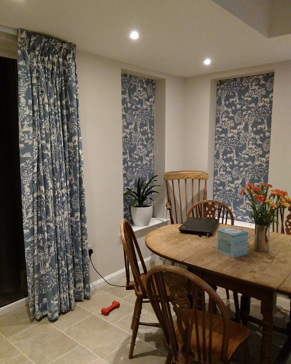 CarpetComfort's tweet photo. Curtains and Blinds in @clarkeandclarke Vilda, Chambray from their Wilderness collection. #studiog #clarkeandclarke #wilderness #animals #prints #fabrics #curtains #blinds #romanblind #dunmow #essex @clarkeandclarke https://t.co/UeGRyxU3Z2