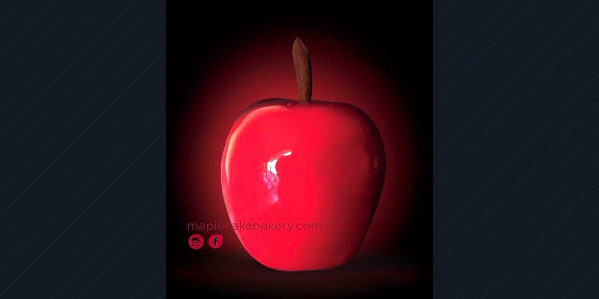 maplecakebakery's tweet photo. Happy Monday ! How about The Forbiden Fruit for Valentine ? Il Frutto Proibito Per Valentino? ❤️🍎❤️ #chocolate #red #shinny #canadianbaker #lombardia #cioccolato #sanvalentino #prenotaora #maplecakebakery #bobbylikers #loveatfirstbite #italia #desserts #cakes #amore https://t.co/bf64JjbJPZ