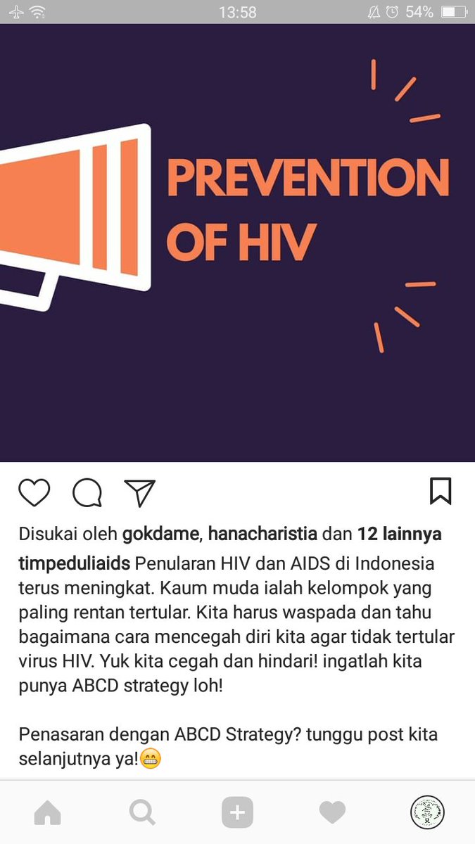 TimPeduliAIDS's tweet image. PREVENTION OF HIV!
Penasaran dengan ABCD Strategy?
.
.
Info lebih lanjut bisa buka di Instagram kita: @timpeduliaids 😉