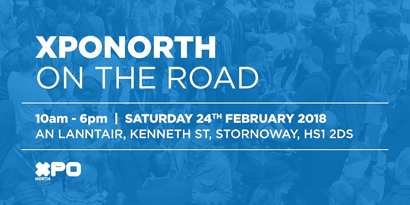 XpoNorth's tweet photo. We’re delighted to be taking the next @XpoNorth On the Road to @anlanntair in Stornoway on Saturday 24th Feb. We’ve got a packed day of creative content with some fantastic speakers. Register Free Now: https://t.co/smEtrkd7jV https://t.co/TQx9EzDGp0