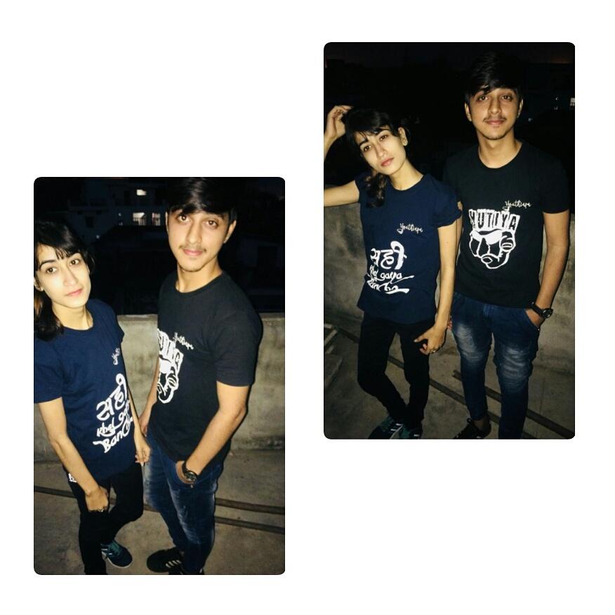 akkizz_2's tweet photo. Happy bday BB❤ again💗
Pretty clicks only fr bhuvan's bday😍❤
Thanks for these lovely tshrts @youthiapamachao coz of uh we feel bb is wth us😍😋🙈
I knw m mad😅😂❤ @Bhuvan_Bam luv uh😘❤ https://t.co/9kfkxT6THF