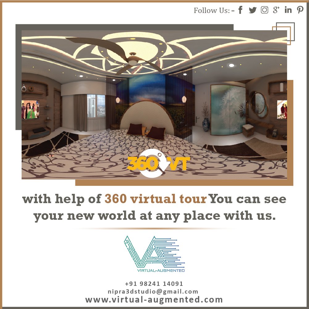virtualaugments's tweet photo. with help of 360 #Virtual #Tour You can #See your new #World at any #Place with us. To know more please visit our website https://t.co/w2ZKUs26Yj https://t.co/Y2jy7mMmkC