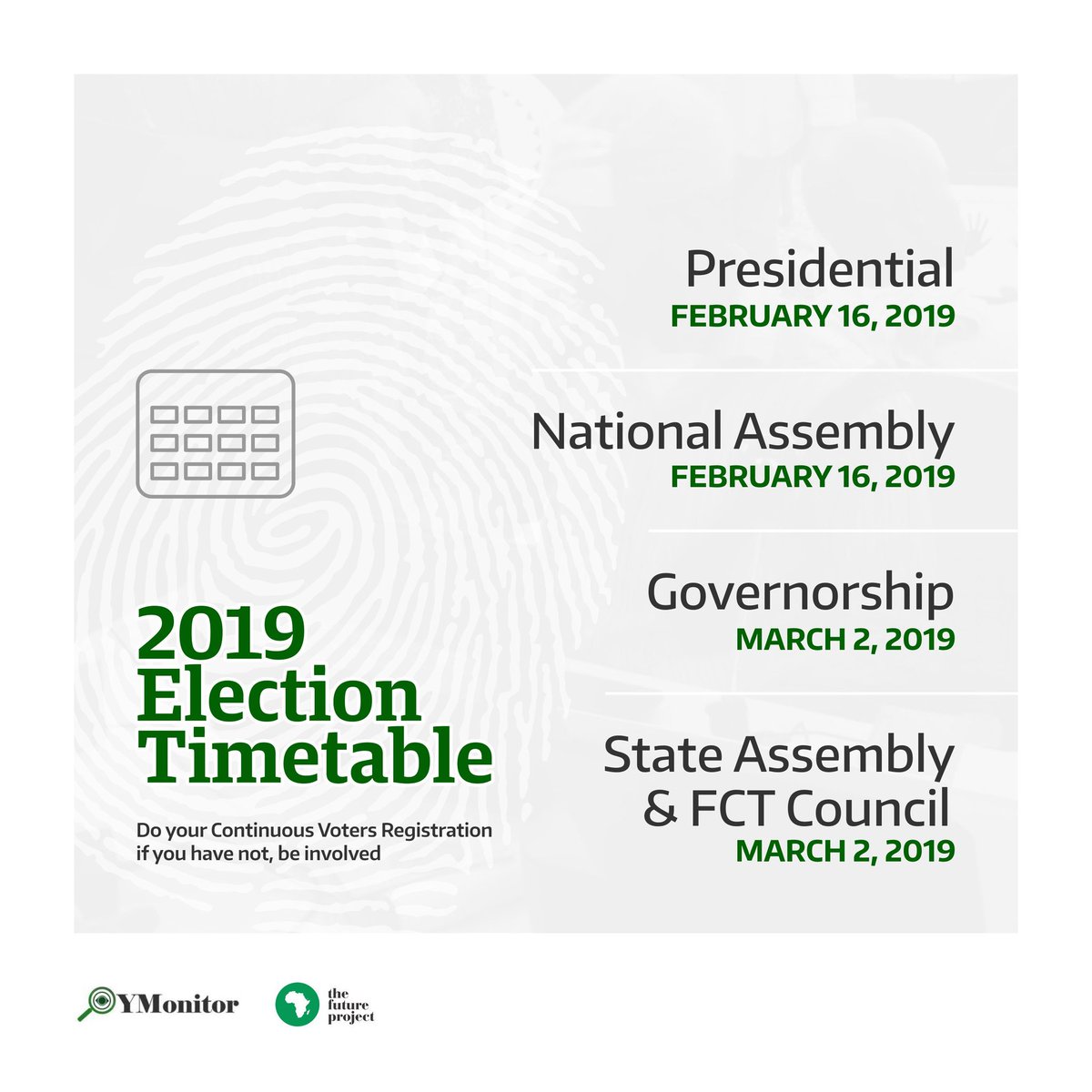 AriseOcom's tweet image. #2019elections #Timetable #pvcRevolution