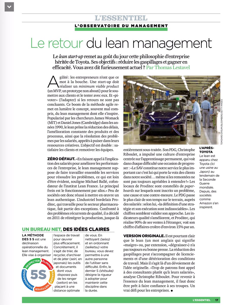proditec's tweet photo. Proditec dans la presse. #lean #qualité https://t.co/Pa1mXvRXMw