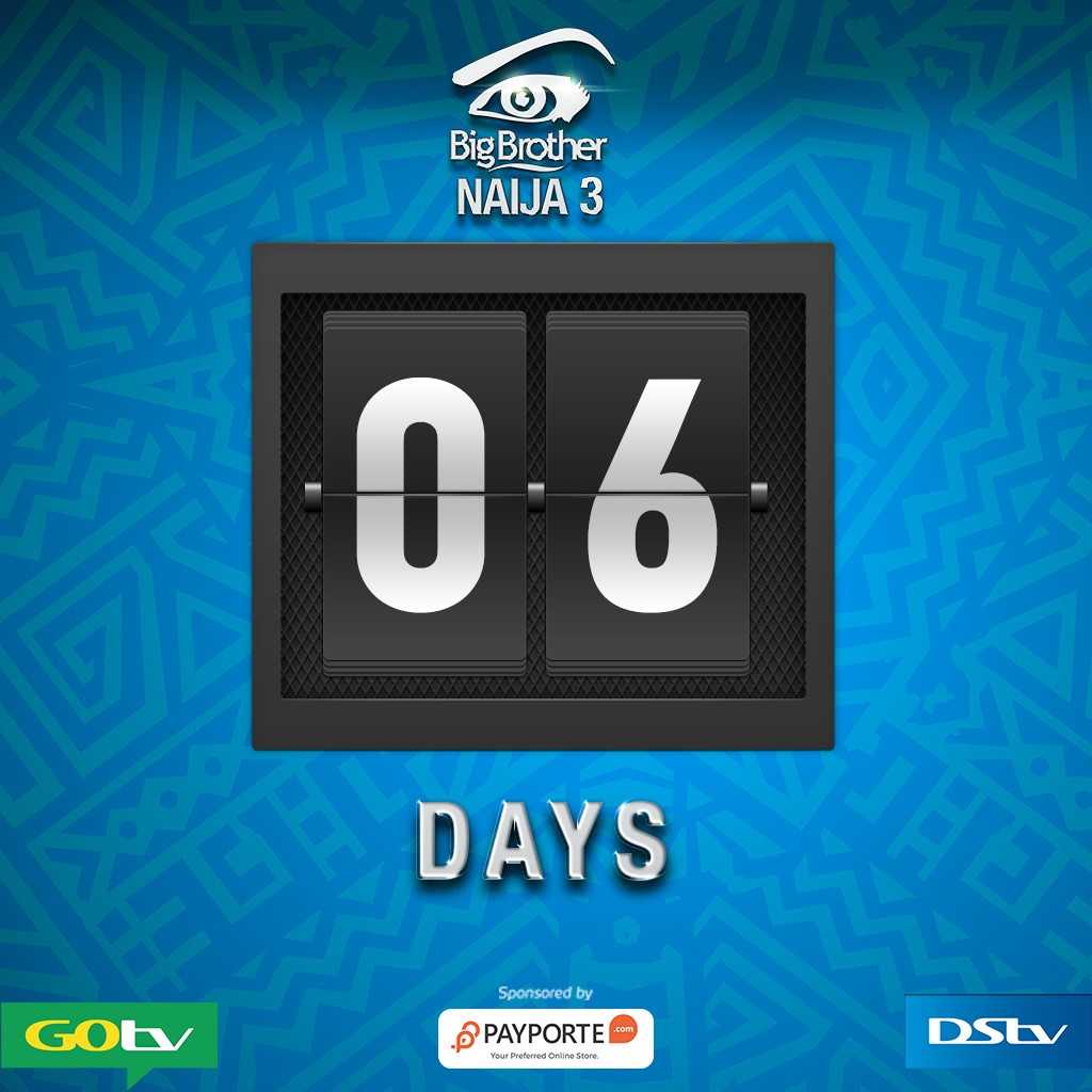 BBNaija's tweet photo. The countdown is almost over, with less than a week to go before the fresh season of #BBNaija!

Make sure you get on the wave with @DStvNg channel 198 and @GOtvNg Plus at 19:00 (WAT) and 20:00 (CAT).

Bring on the spice! https://t.co/ACGnayIrk5