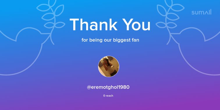 DieMasterarbeit's tweet photo. Our biggest fans this week: @eremotghol1980. Thank you! via https://t.co/qEoJjAMQOj https://t.co/D33f4iaVs3
