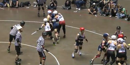Watch <a href="/USARollerDerby/">USA Roller Derby</a> vs <a href="/England_RD/">England Roller Derby</a> from #rdwc2014
share and subscribe!
youtu.be/0okDDSweT_c