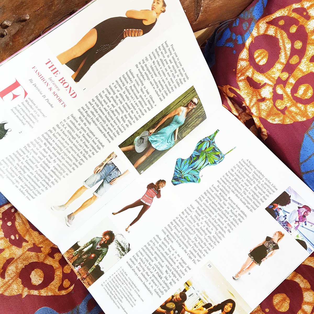 FasMagazine's tweet image. "Sports are no longer just about sports but a share between sports and fashion." Writes Detricia D. Pamba (@officialdetty). This and more on the bond between fashion and sports on page 26-27 #fasissue7 available here issuu.com/fasmagazine/do…