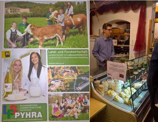 Agricultural School in Austria, students runs the farm, cheese factory and farm shop. They learn also about food technology, product development, promotion and sales. Very impressive. lfs-pyhra.ac.at/de/english/ <a href="/shortfoodchain/">COREnet</a>
