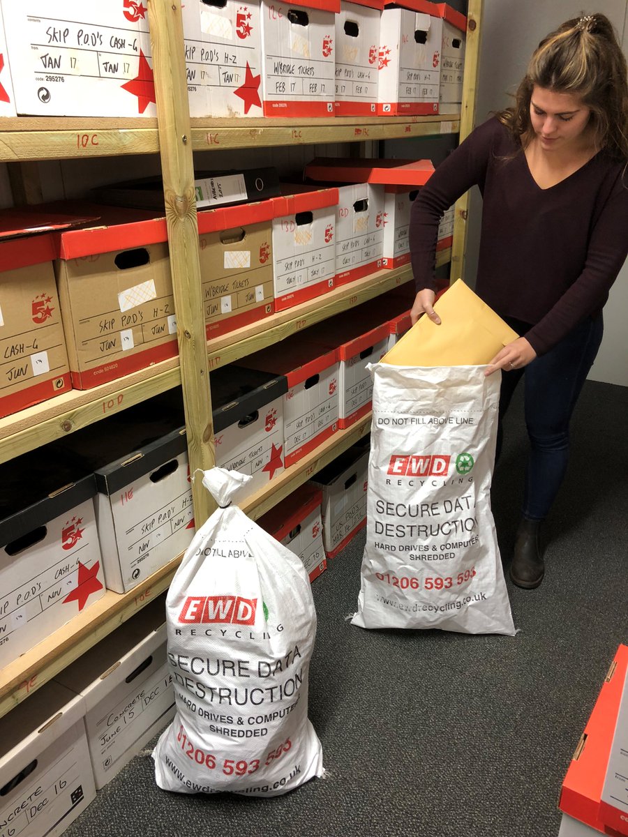 ewdrecycling's tweet photo. Data Destruction doesn't have to be difficult, simply fill our bags with your unwanted data and we will collect and shred it safely and securely. All you have to do is call 01206 593593! How easy is that? https://t.co/YOKLHdLbX8