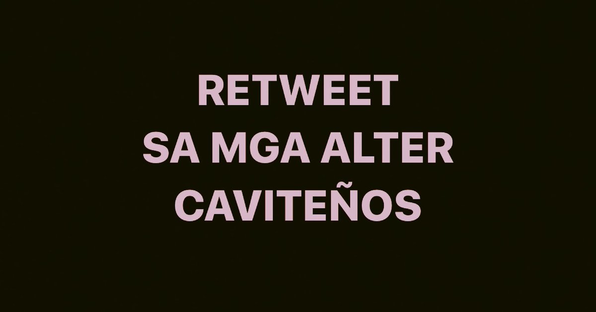 notlyndn's tweet photo. Tingnan nga natin ilang alter sa Cavite. https://t.co/6hxZ02a9a1