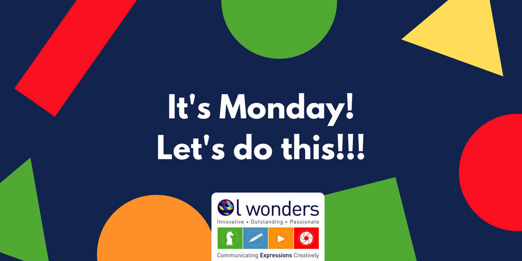 olwonders's tweet photo. Mondays are for fresh starts!! Pump yourself up for an awesome week ahead. #MotivationMonday #Creative #MyLittleBigThing #Kenya #Nairobi #designthinking https://t.co/wthVAYadEB