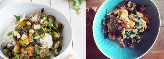 Eet mee met het #seizoen! Op onze website hebben we heerlijke winterse gerechten voor jullie verzameld, bijvoorbeeld bloemkoolcouscous met pompoen en spinazie of Pittige Aziatische paarse #spruiten. Neem snel een kijkje! #recepten  #eetmeemethetseizoen #paarsespruiten #bloemkool