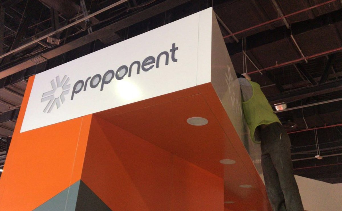 For those who may not have heard, please remember the Proponent booth location has recently been moved to #1208. We would not want to miss your visit! See you tomorrow…