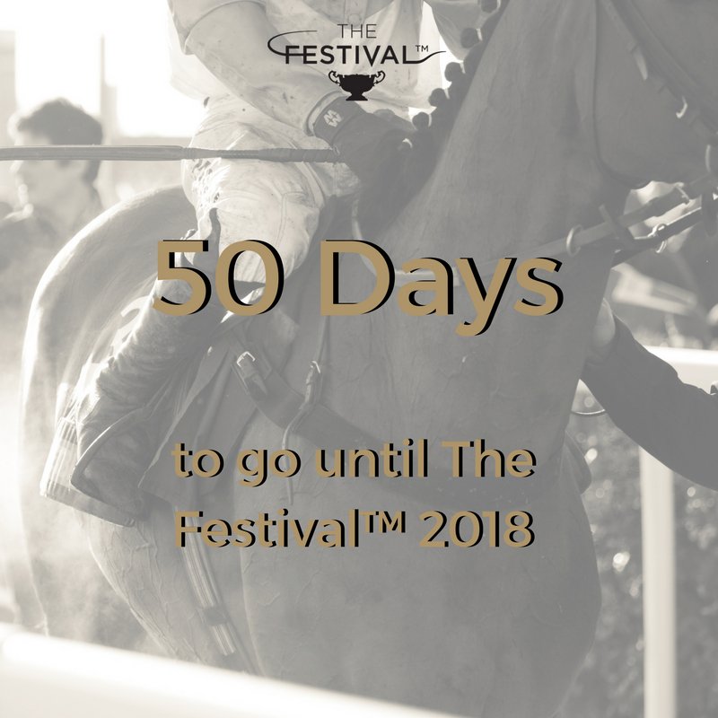 CheltenhamRaces's tweet photo. We have all the #MondayMotivation you need...it is just 50 days to go until The Festival™...are you ready? #IllBeThere https://t.co/lACMDnkJdZ