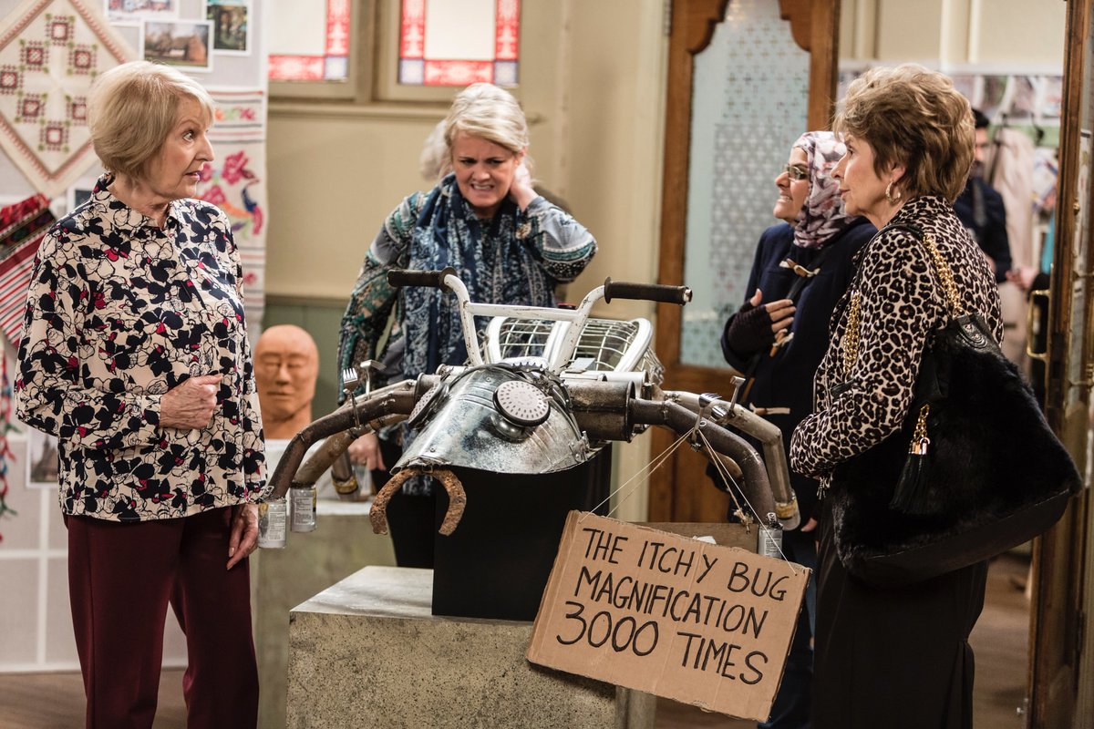 The 'Itchy Bug' sculpture from last night's episode of #StillOpenAllHours is on display in #Doncaster Museum &amp; Art Gallery from Wednesday - pop in for a closer look at Gastric's 'masterpiece'!