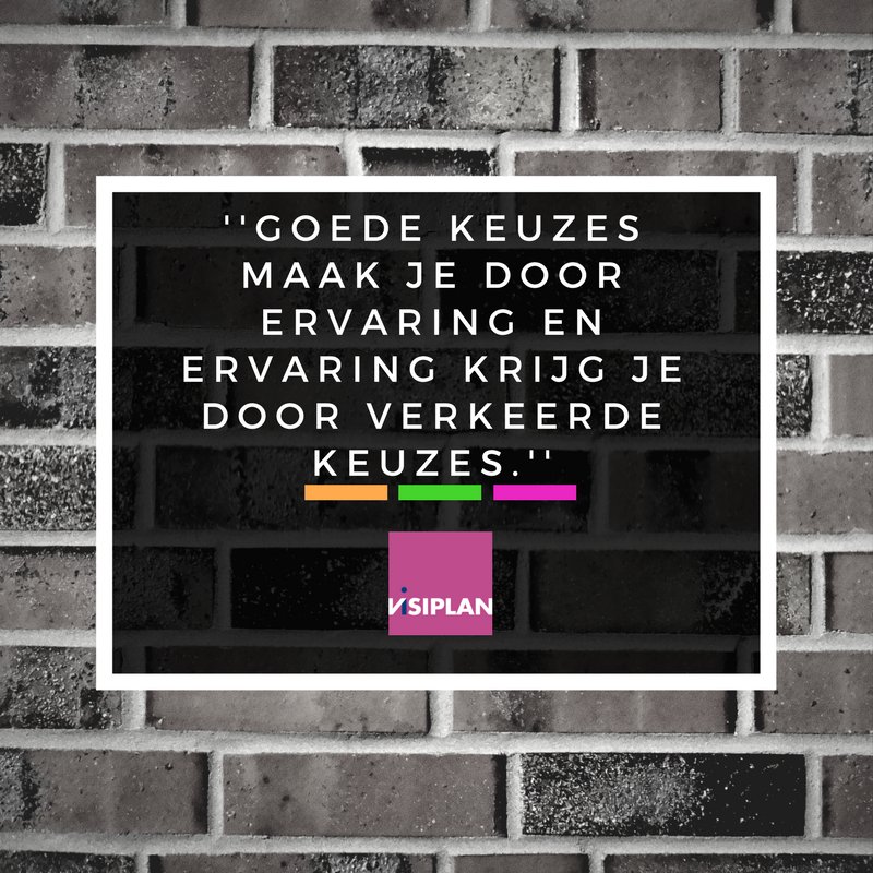 VisiplanNL's tweet photo. Wat voor keuzes je ook maakt deze week, je doet het nooit verkeerd! #Goodmorning #newweek #visiplan #maakkeuzes #goedoffout #kanallemaal https://t.co/nSJREPpXbd