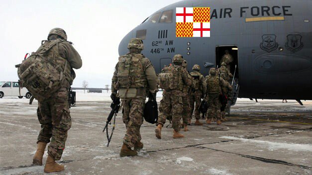 MozosTab's tweet photo. En estos momentos efectivos del grupo especial de intervención embarcan en un c130 de @AireTabarnia  con destino Copenhague para mantenerse a la espera y actuar en caso de orden judicial
#OperacionHamlet https://t.co/pQX9o3YSKZ