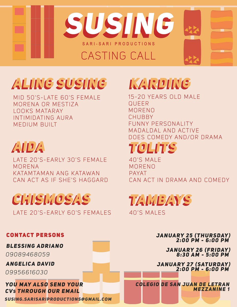 _adhdriano's tweet photo. Guys! Pls RT! 

Para sa graduation! #Susing #CastingCall #CinemaKnights2018 https://t.co/C5Z9HMqoSZ