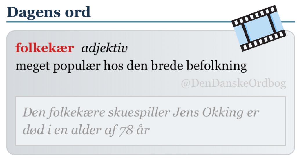 DenDanskeOrdbog's tweet photo. #JensOkking #folkekær #engangstrømer #skytten #dkkultur #dagensord
https://t.co/vnqhv6UJIl https://t.co/dAAkpjbCid