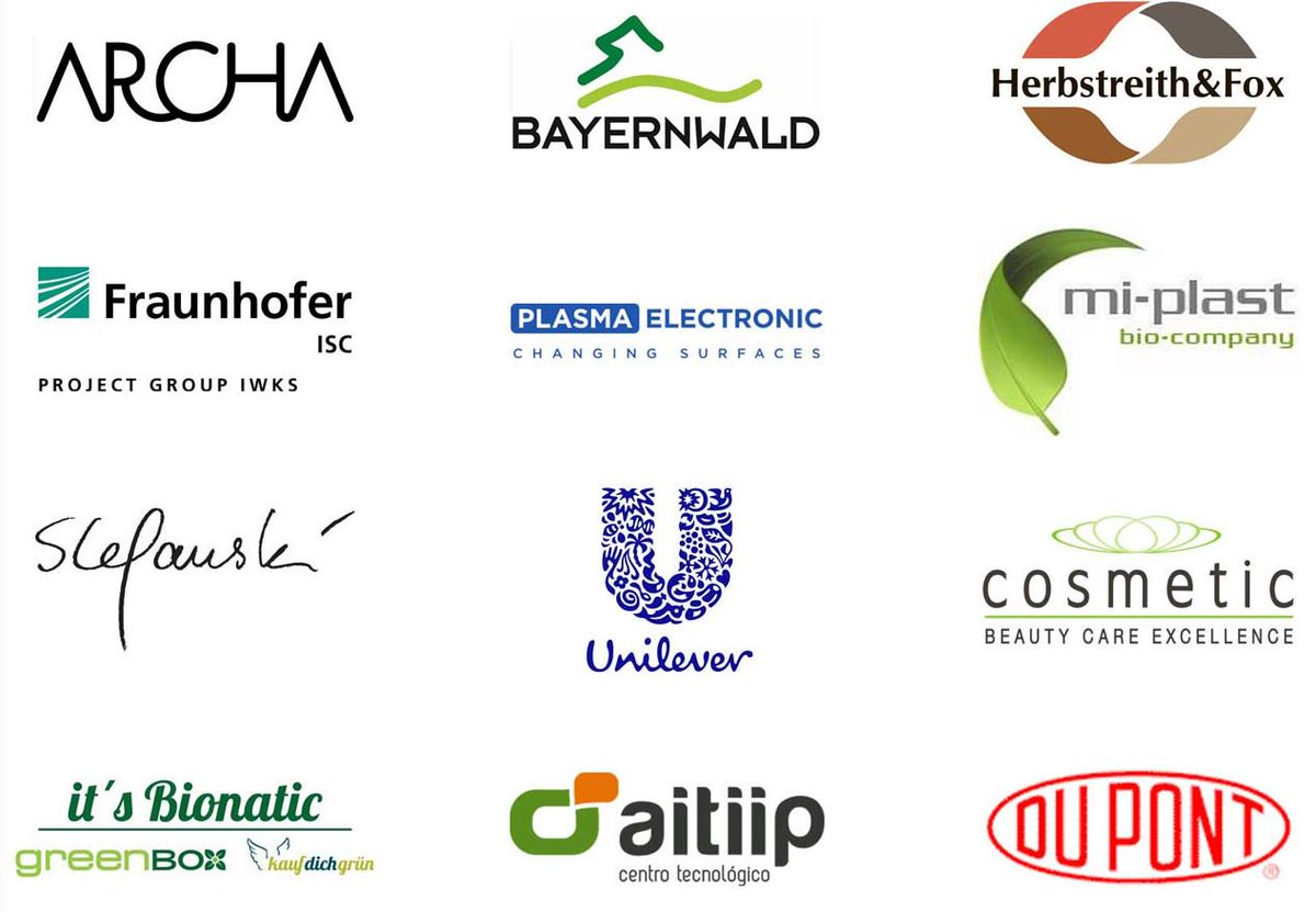 HyperBioCoat's tweet photo. Who is in the consortium? A European consortium of 12 entities have  partnered: Archa Laboratori, Bayernwald, Herbstreith, @FraunhoferIZI, Mi-plast, stefanski design studio, @Unilever, Cosmetic, Greenbox Bionatic, @aitiip &amp; @DuPont_News More at at: https://t.co/xmEqlmzqiS https://t.co/xVPrGCywpC
