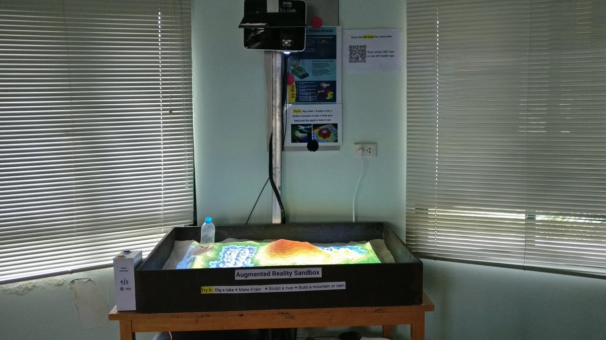 Bring #AugmentedReality into classroom to enhance and deepening student understanding #arsandbox #watershed #KISinspires