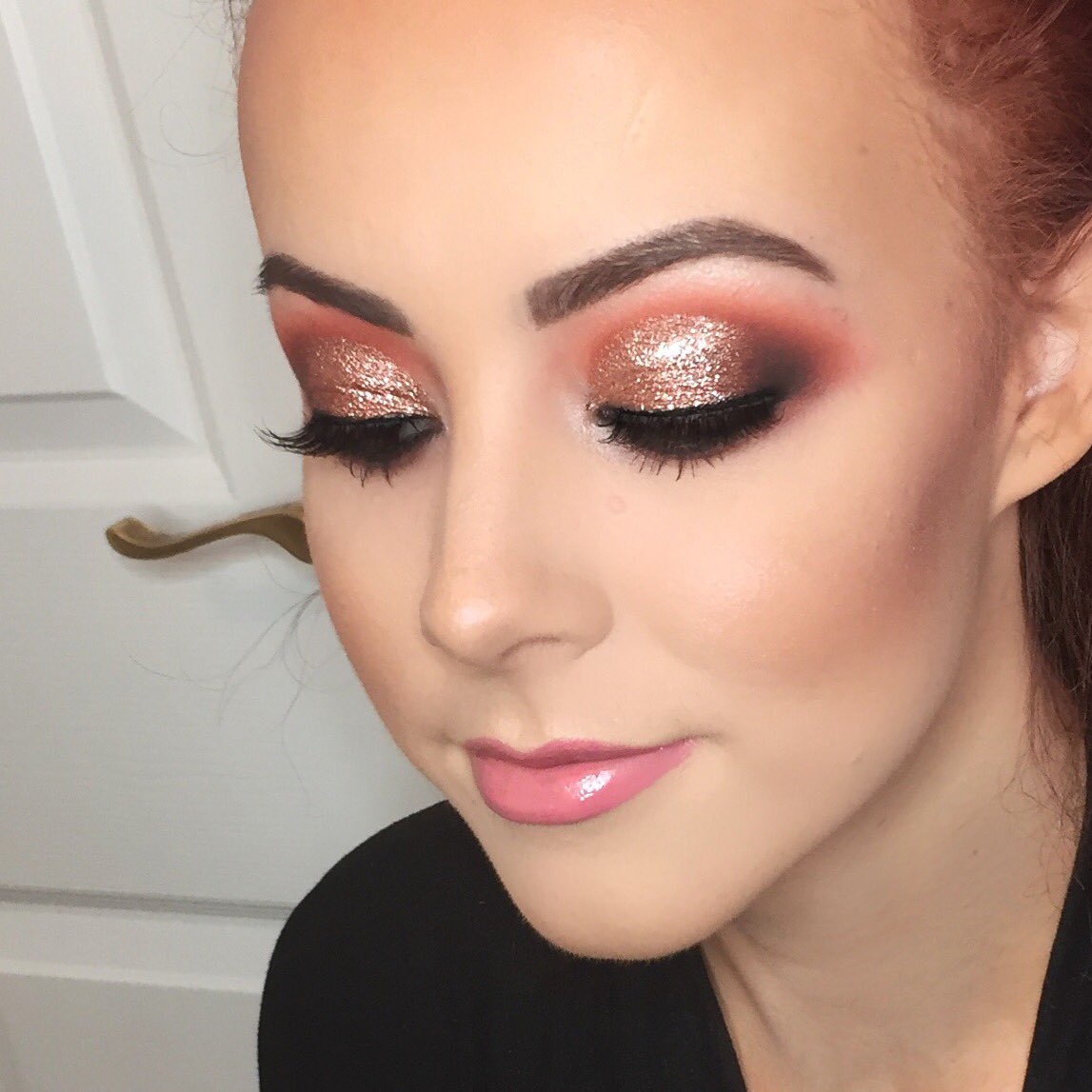 Eyes <a href="/MorpheBrushes/">Morphe</a> 35O2 <a href="/stilacosmetics/">stilacosmetics</a> magnificent Metals Rose Gold <a href="/ABHcosmetics/">Anastasia Beverly Hills</a> brow wiz #bolton #makeup