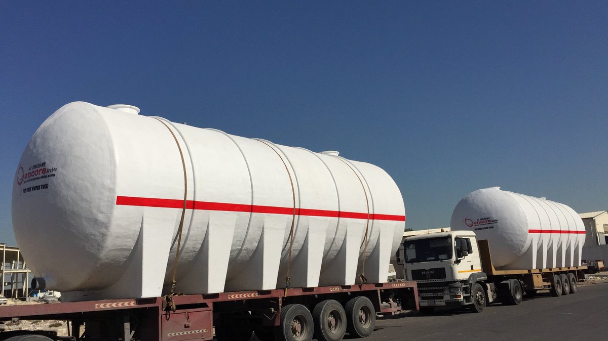 Encore_Arabia's tweet image. FRP Fire Water Holding Tanks
Material - #FRP (Fiberglass Reinforced Polyester)
Application - Water holding
Capacity - 125m3 each tanks
Customer - Saudi Aramco Rahima, facility expansion project.
#FRPLadders #FRPstaircase #FRPTanks #FRPstaircaseandladders #fiberglass_Ladders