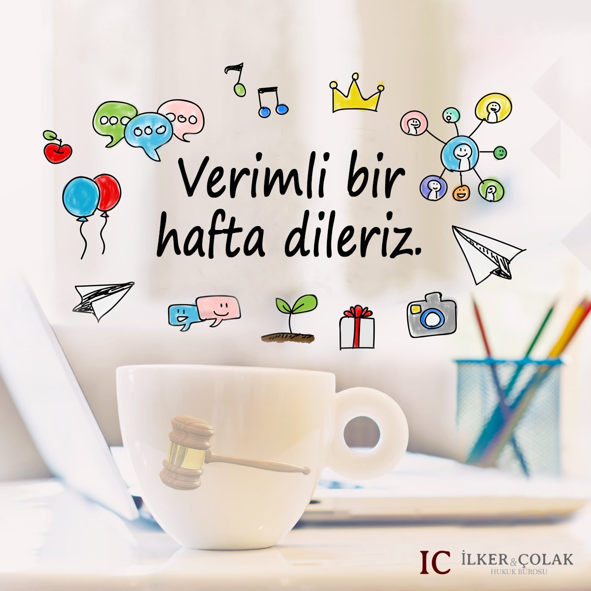 ICCOUNSELLORS's tweet photo. Verimli bir hafta dileriz.
 😊
#iccounsellors #mutluhaftalar #hukuk #avukat #law #lawyer #izmir #bayraklı #İlkerÇolak https://t.co/lttJtBJDkg