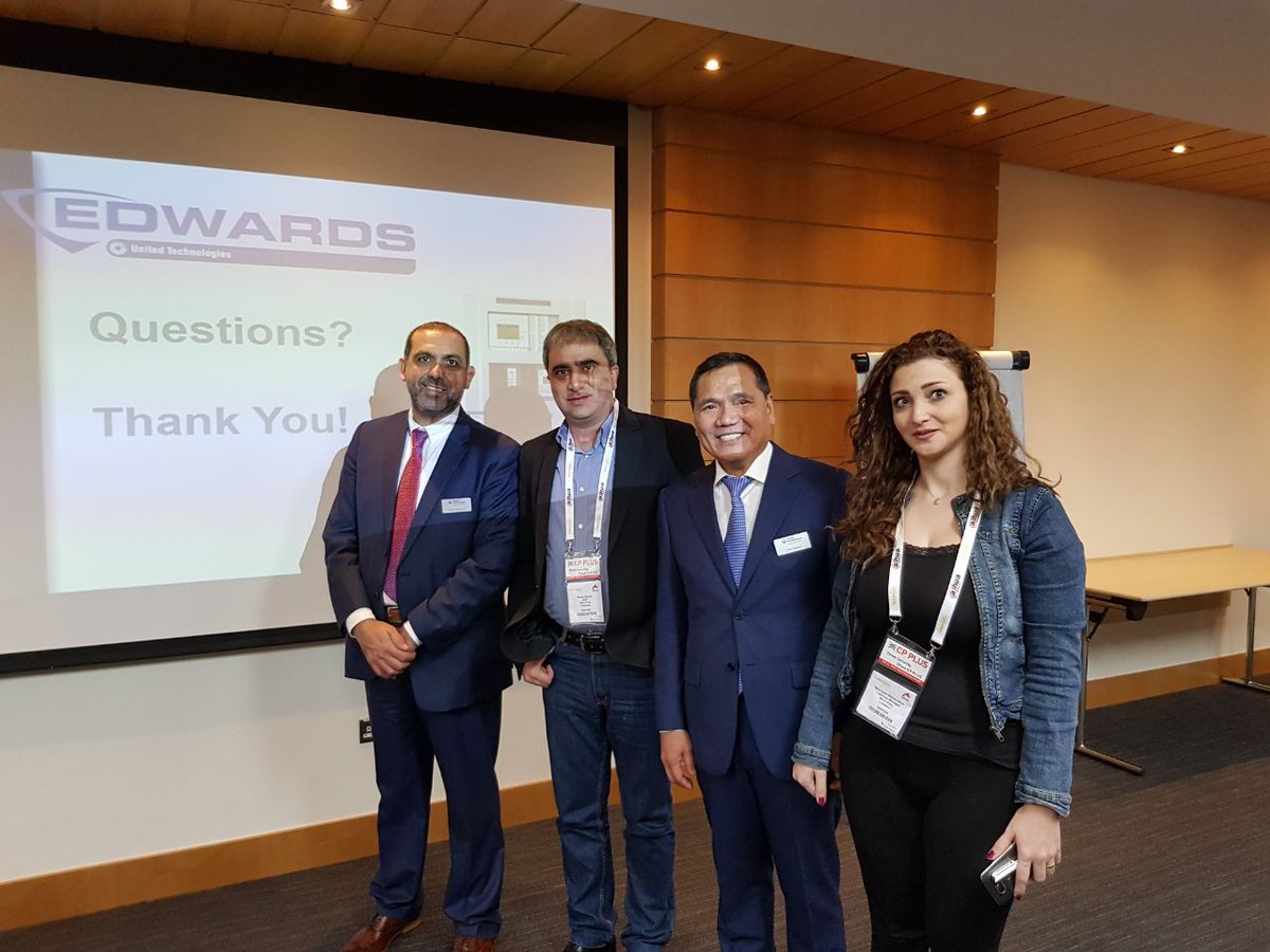 maccorpleb's tweet photo. Our Logistics Manager Mrs. Mayssam Msharrafieh &amp; our COO Mr. Mazen Dbouk with Mr. Chito Adapon &amp; Mr. Yasser AlBassam from @edwards_safety @UTC_CCS at the @IntersecExpo.
#Intersec2018 #DubaiWorldTradeCentre #DWTC #maccorp #maccorpersdoitbest https://t.co/c6yndAwN6X