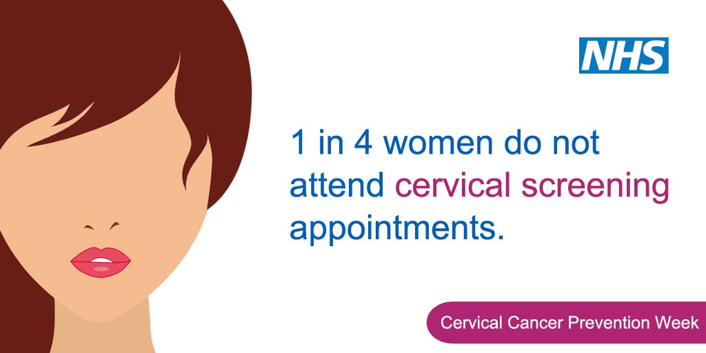 #CervicalCancerPreventionWeek starts today. 1 in 4 women do not attend their cervical screening appointments - this needs to change. youtube.com/watch?v=VOamJc… … 
#CCPW #CCPW17 #SmearForSmear @JoTrust