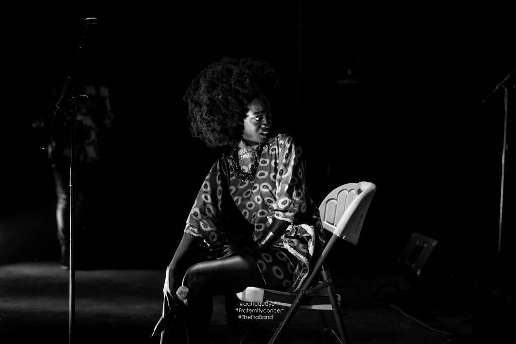 adomaa_music's tweet photo. Ever the drama queen 😂 #FRAternityConcert 🙌🏾 https://t.co/dieZ8O0okY