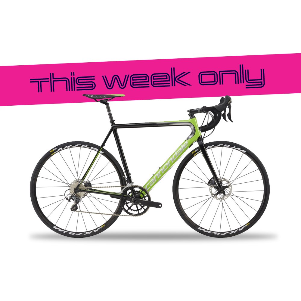 pembsbikes's tweet photo. ***THIS WEEK ONLY*** The super-light Cannondale Supersix Evo Hi-Mod Disc bike with Ultegra in Team Colours is on for just £2870.41, down from £3999! Book your demo ride, get a finance quote or find out more here: https://t.co/aPSeSMBHtV https://t.co/POlKQMGa5J