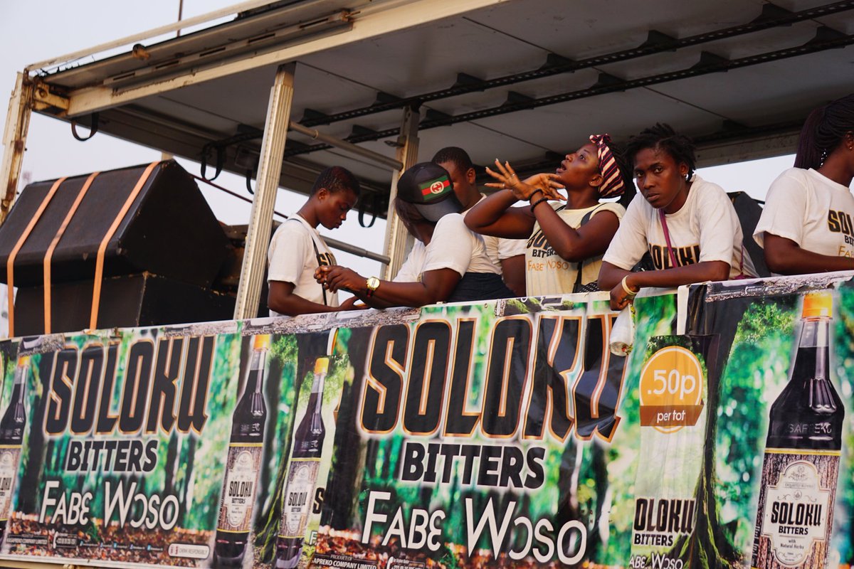 Nanakesse24's tweet photo. PHOTOS: #SolokuBitters #SolokuBitters #SolokuBitters #SolokuBitters #SolokuBitters 

Truck Float in Accra

#KasaprekoGhana #SolokuBittersTruckFloat @Kasaprekogh @AbeikuSantana @Asanteclickwise @ExecBaakope @BygoneGh https://t.co/0jiuzYGJrU