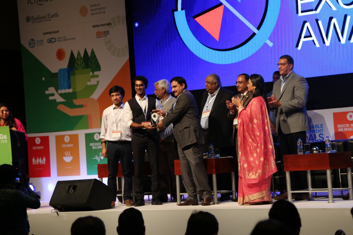 iotrlabs's tweet image. A proud moment for #iotrl
Received the &quot;GeoSpatial World Excellence Award&quot; from @yschowdary at the GeoSpatial World Forum 2018. #AJourneyBeyondTracking
@geoworldmedia @geospatialm #GeoSpatialWorldForum #IoT #GIS #HICC #GEO4IR #thub #StartUp #FleetManagementSystem